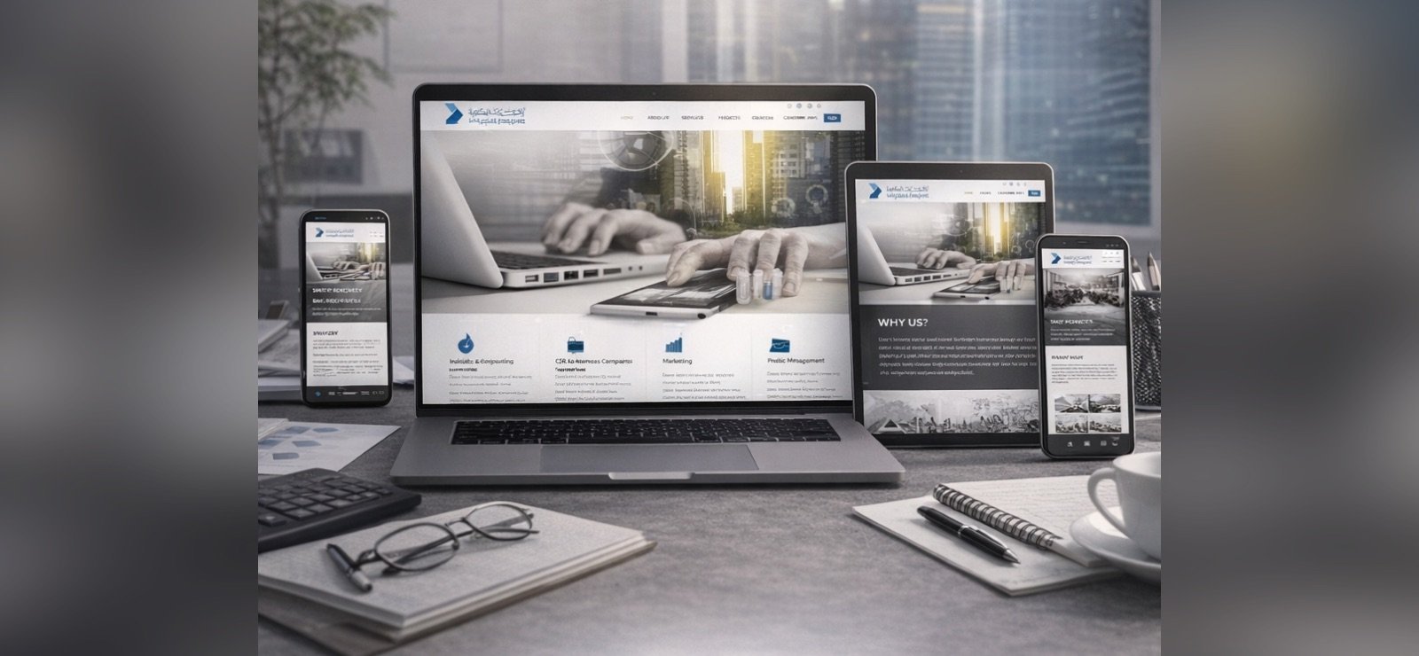 A consultancy given a site that reads as senior as its people