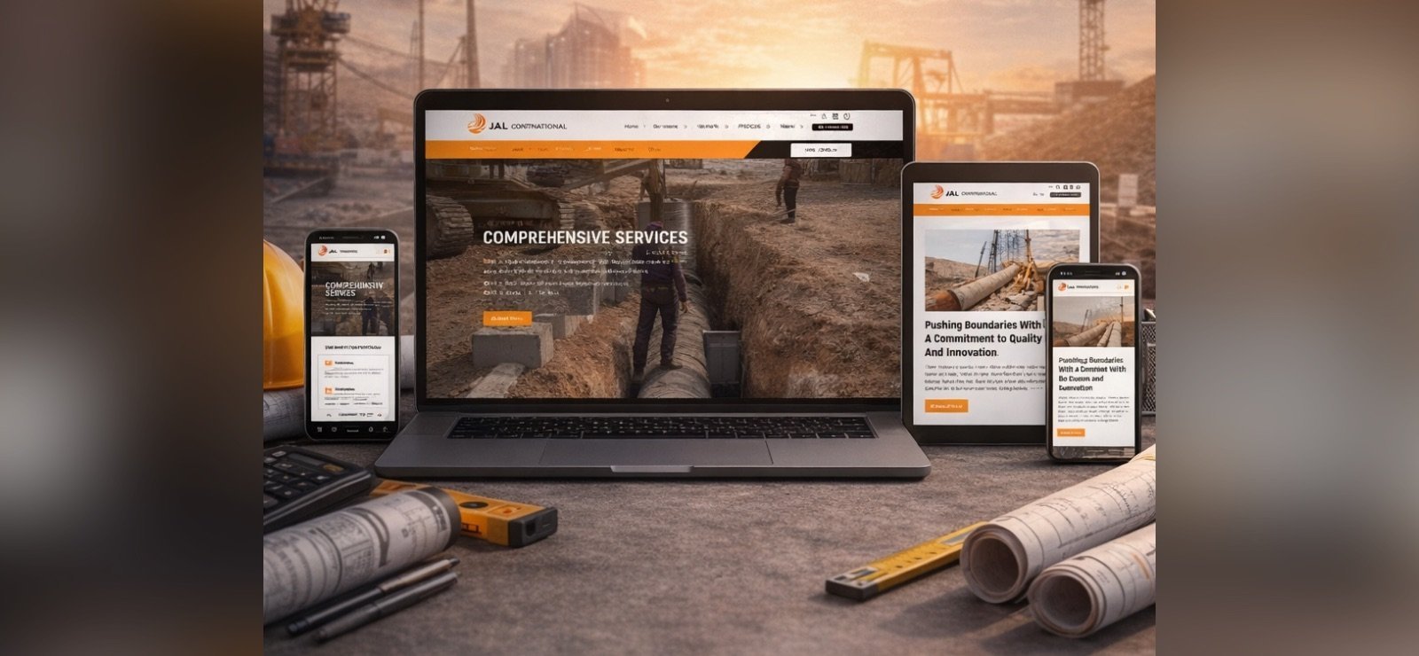 A contractor's services laid out the way a client actually shortlists